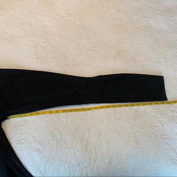 L’Agence Margot High Rise Skinny Distressed Black Jeans - 27 - Picture 11 of 14
